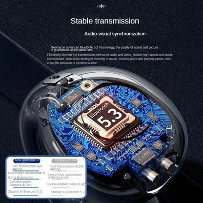 T75 Bluetooth headset 5.3 wireless bone conduction headset