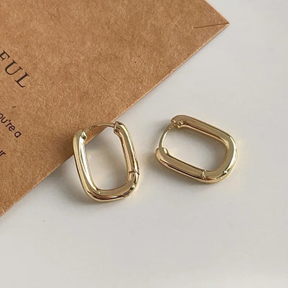terling Silver Circle Hoop Earrings for Women Fashion Luxury Crystal Zirconia Earrings Party