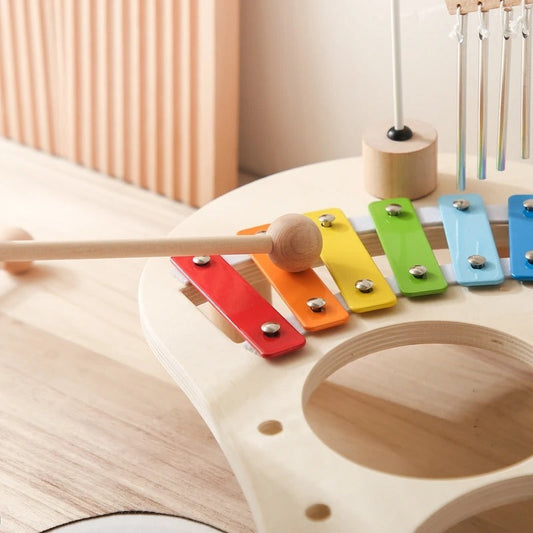 Baby Educational Toys Wooden Aeolian Bells Montessori Children's